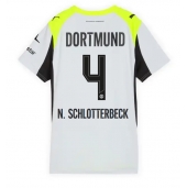 Billige Borussia Dortmund Nico Schlotterbeck #4 Udebanetrøje Dame 2025-26 Kort ærmer