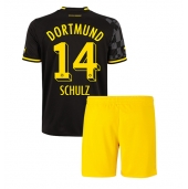 Billige Borussia Dortmund Nico Schulz #14 Udebanetrøje Børn 2022-23 Kort ærmer (+ bukser)