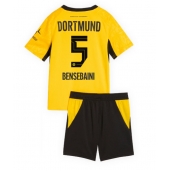 Billige Borussia Dortmund Ramy Bensebaini #5 Hjemmebanetrøje Børn 2026-27 Kort ærmer (+ bukser)