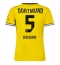 Billige Borussia Dortmund Ramy Bensebaini #5 Hjemmebanetrøje Dame 2026-27 Kort ærmer