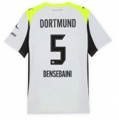 Billige Borussia Dortmund Ramy Bensebaini #5 Udebanetrøje 2025-26 Kort ærmer