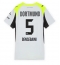 Billige Borussia Dortmund Ramy Bensebaini #5 Udebanetrøje Dame 2025-26 Kort ærmer