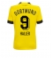 Billige Borussia Dortmund Sebastien Haller #9 Hjemmebanetrøje Dame 2022-23 Kort ærmer