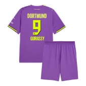 Billige Borussia Dortmund Serhou Guirassy #9 Tredje trøje Børn 2026-27 Kort ærmer (+ bukser)