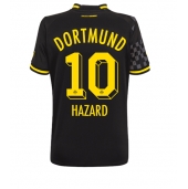 Billige Borussia Dortmund Thorgan Hazard #10 Udebanetrøje Dame 2022-23 Kort ærmer
