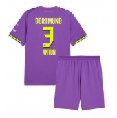 Billige Borussia Dortmund Waldemar Anton #3 Tredje trøje Børn 2026-27 Kort ærmer (+ bukser)