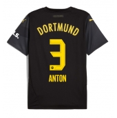 Billige Borussia Dortmund Waldemar Anton #3 Udebanetrøje 2024-25 Kort ærmer