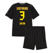 Billige Borussia Dortmund Waldemar Anton #3 Udebanetrøje Børn 2026-27 Kort ærmer (+ bukser)