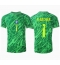 Billige Brasilien Alisson Becker #1 Målmand Hjemmebanetrøje Copa America 2024 Kort ærmer