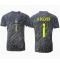Billige Brasilien Alisson Becker #1 Målmand Udebanetrøje Copa America 2024 Kort ærmer