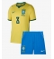 Billige Brasilien Bruno Guimaraes #8 Hjemmebanetrøje Børn VM 2026 Kort ærmer (+ bukser)
