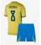 Billige Brasilien Bruno Guimaraes #8 Hjemmebanetrøje Børn VM 2026 Kort ærmer (+ bukser)