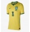 Billige Brasilien Bruno Guimaraes #8 Hjemmebanetrøje Dame VM 2026 Kort ærmer