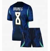 Billige Brasilien Bruno Guimaraes #8 Udebanetrøje Børn VM 2026 Kort ærmer (+ bukser)