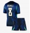 Billige Brasilien Bruno Guimaraes #8 Udebanetrøje Børn VM 2026 Kort ærmer (+ bukser)