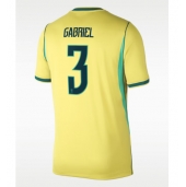 Billige Brasilien Gabriel Magalhaes #3 Hjemmebanetrøje VM 2026 Kort ærmer