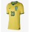 Billige Brasilien Lucas Paqueta #20 Hjemmebanetrøje Dame VM 2026 Kort ærmer