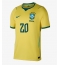 Billige Brasilien Lucas Paqueta #20 Hjemmebanetrøje VM 2026 Kort ærmer