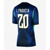 Billige Brasilien Lucas Paqueta #20 Udebanetrøje Dame VM 2026 Kort ærmer