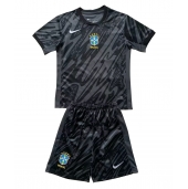 Billige Brasilien Målmand Udebanetrøje Børn Copa America 2024 Kort ærmer (+ bukser)