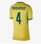 Billige Brasilien Marquinhos #4 Hjemmebanetrøje Dame VM 2026 Kort ærmer