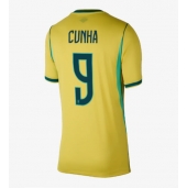 Billige Brasilien Matheus Cunha #9 Hjemmebanetrøje Dame VM 2026 Kort ærmer