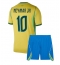Billige Brasilien Neymar Jr #10 Hjemmebanetrøje Børn VM 2026 Kort ærmer (+ bukser)