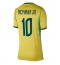 Billige Brasilien Neymar Jr #10 Hjemmebanetrøje Dame VM 2026 Kort ærmer