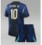 Billige Brasilien Neymar Jr #10 Udebanetrøje Børn VM 2026 Kort ærmer (+ bukser)