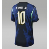 Billige Brasilien Neymar Jr #10 Udebanetrøje Dame VM 2026 Kort ærmer