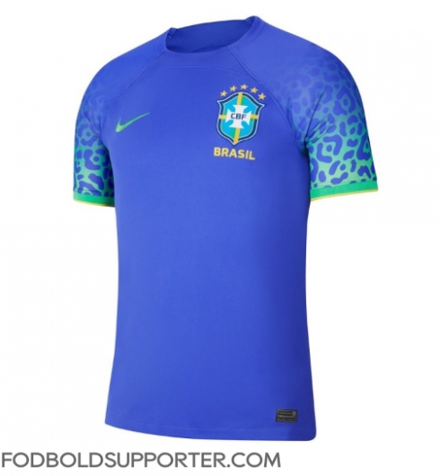 Billige Brasilien Udebanetrøje VM 2022 Kort ærmer