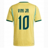 Billige Brasilien Vinicius Junior #10 Hjemmebanetrøje VM 2026 Kort ærmer