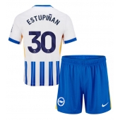 Billige Brighton Pervis Estupinan #30 Hjemmebanetrøje Børn 2024-25 Kort ærmer (+ bukser)