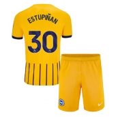 Billige Brighton Pervis Estupinan #30 Udebanetrøje Børn 2024-25 Kort ærmer (+ bukser)