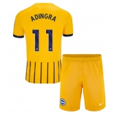 Billige Brighton Simon Adingra #11 Udebanetrøje Børn 2024-25 Kort ærmer (+ bukser)