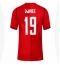Billige Canada Alphonso Davies #19 Hjemmebanetrøje Dame VM 2026 Kort ærmer