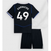Billige Chelsea Alejandro Garnacho #49 Tredje trøje Børn 2025-26 Kort ærmer (+ bukser)