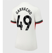 Billige Chelsea Alejandro Garnacho #49 Udebanetrøje Dame 2025-26 Kort ærmer