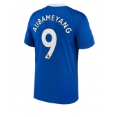 Billige Chelsea Aubameyang #9 Hjemmebanetrøje 2022-23 Kort ærmer