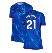 Billige Chelsea Ben Chilwell #21 Hjemmebanetrøje Dame 2024-25 Kort ærmer