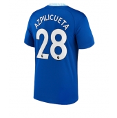 Billige Chelsea Cesar Azpilicueta #28 Hjemmebanetrøje 2022-23 Kort ærmer