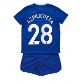 Billige Chelsea Cesar Azpilicueta #28 Hjemmebanetrøje Børn 2022-23 Kort ærmer (+ bukser)