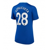 Billige Chelsea Cesar Azpilicueta #28 Hjemmebanetrøje Dame 2022-23 Kort ærmer
