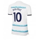 Billige Chelsea Christian Pulisic #10 Udebanetrøje Dame 2022-23 Kort ærmer