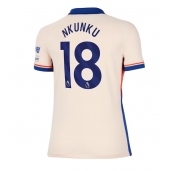 Billige Chelsea Christopher Nkunku #18 Udebanetrøje Dame 2024-25 Kort ærmer