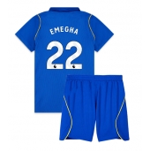 Billige Chelsea Emmanuel Emegha #22 Hjemmebanetrøje Børn 2026-27 Kort ærmer (+ bukser)