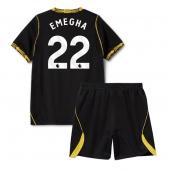 Billige Chelsea Emmanuel Emegha #22 Udebanetrøje Børn 2026-27 Kort ærmer (+ bukser)