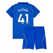 Billige Chelsea Estevao Willian #41 Hjemmebanetrøje Børn 2026-27 Kort ærmer (+ bukser)