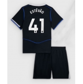 Billige Chelsea Estevao Willian #41 Tredje trøje Børn 2025-26 Kort ærmer (+ bukser)