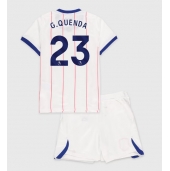 Billige Chelsea Geovany Quenda #23 Tredje trøje Børn 2026-27 Kort ærmer (+ bukser)
